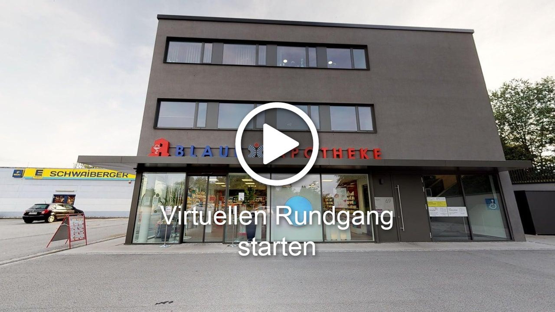 Blaue Apotheke in der Alten Straße – zweite Ansicht des 360°-Rundgangs
